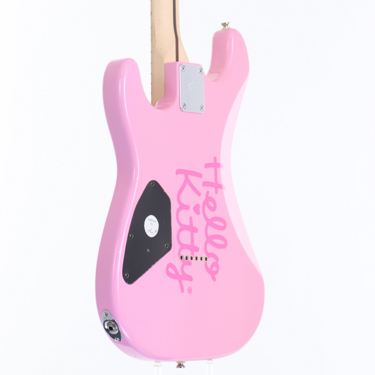 [SN IC060400724] USED Squier by Fender Squier / Hello Kitty Stratcaster Pink [20]