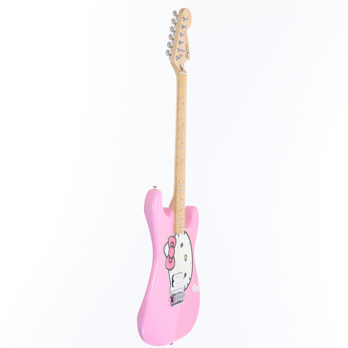 [SN IC060400724] USED Squier by Fender Squier / Hello Kitty Stratcaster Pink [20]