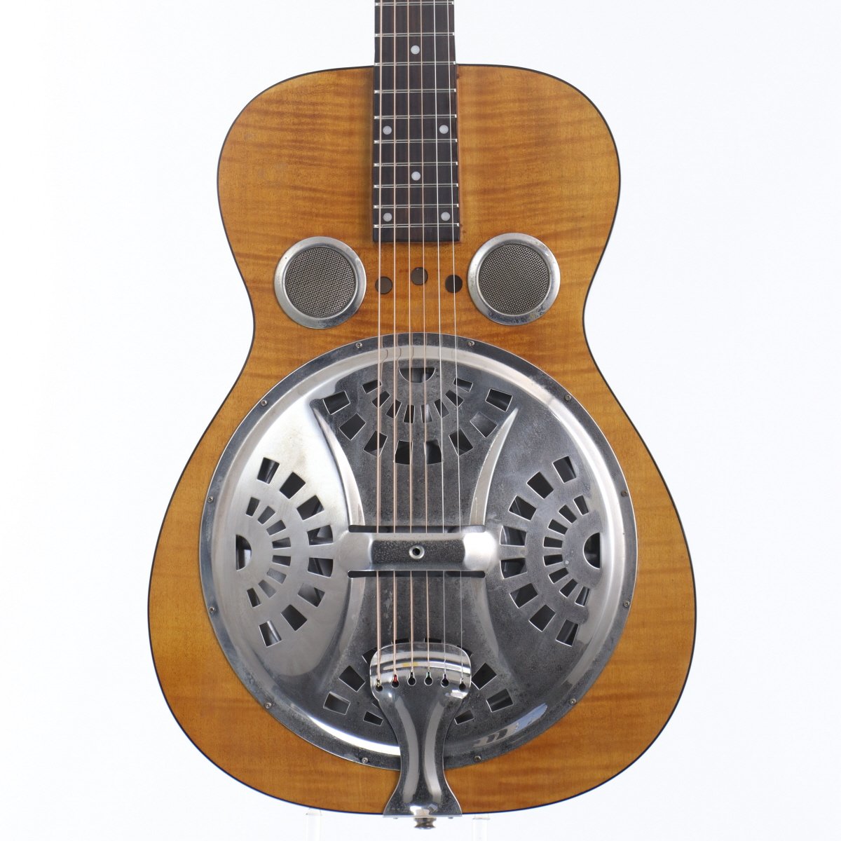 [SN 1401120540] USED Epiphone / Dobro Hound Dog Deluxe Round Neck Vintage Brown [11]