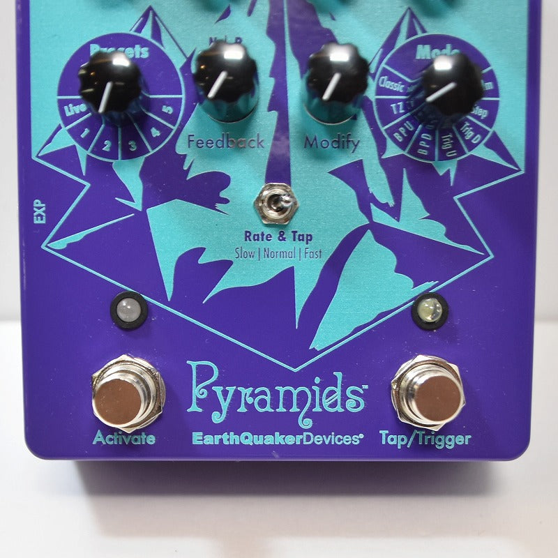 [SN 3193] USED EARTH QUAKER DEVICES / Pyramids / Stereo Flanging Device [12]