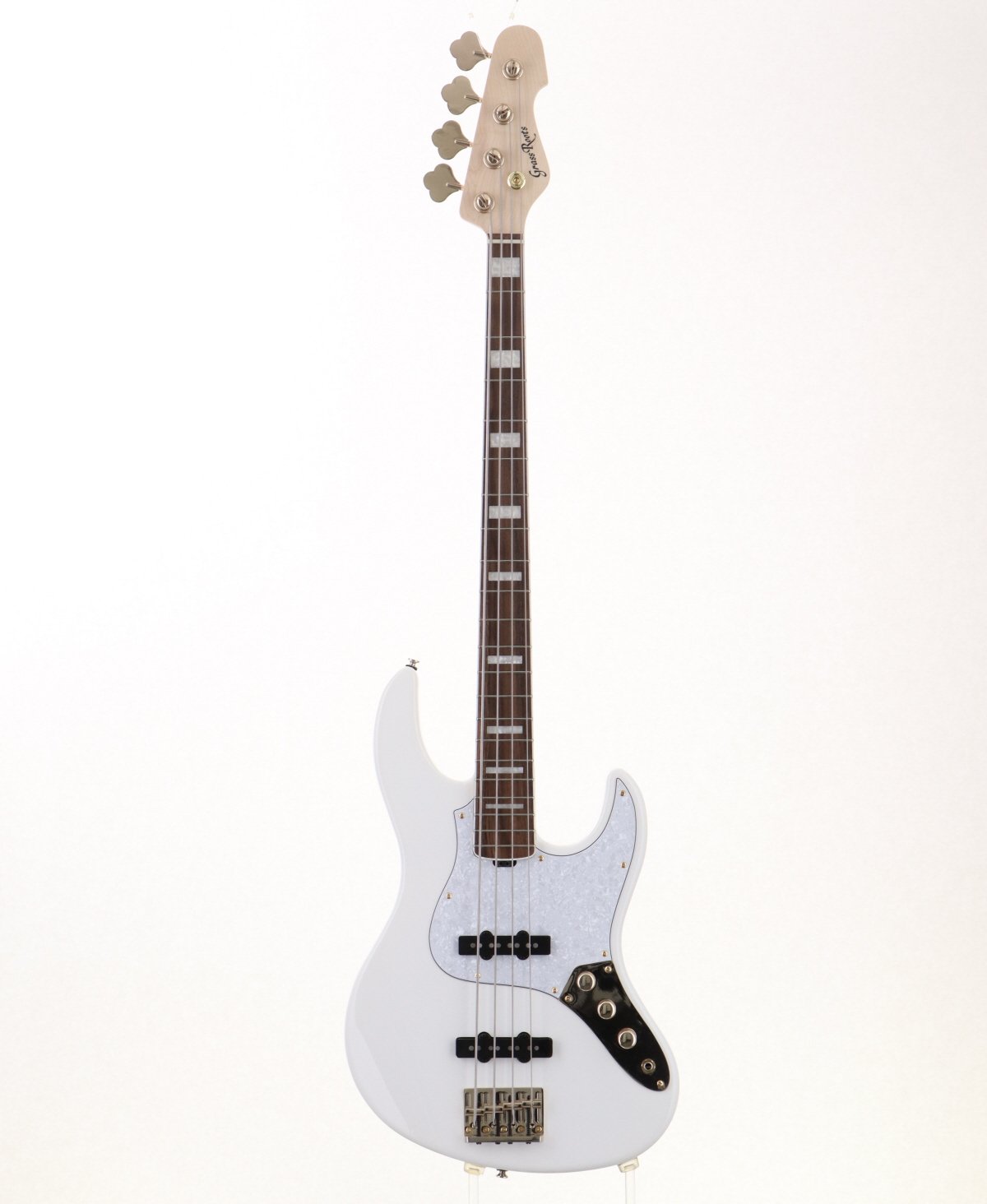 [SN GC2308541] USED GrassRoots / G-AMAZE-DX/LS Snow White [3.94kg / made in 2023] GrassRoots Electric Bass [08]
