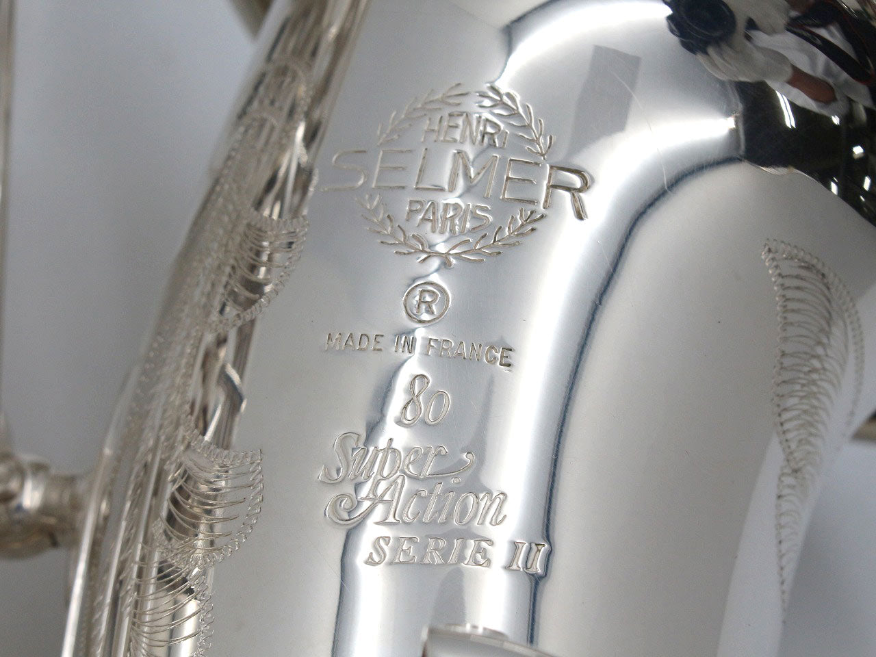 [SN 504409] USED SELMER / AS SA80II W/E SP Alto saxophone series 2 silver plated [20]