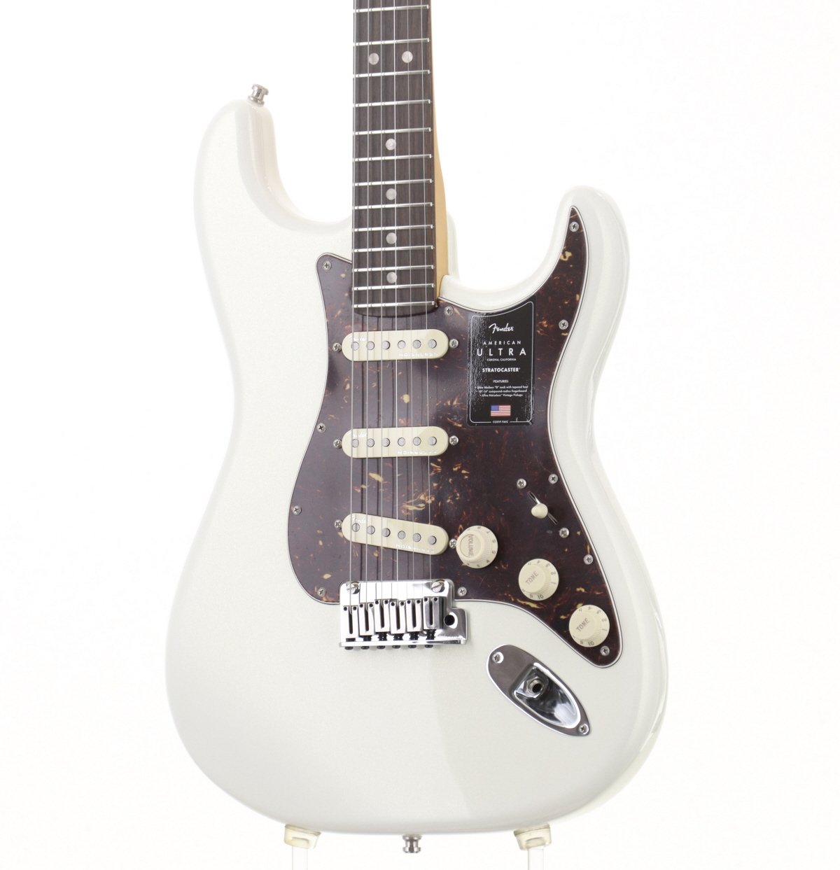 [SN US210046436] USED Fender / American Ultra Stratocaster Arctic Pearl Rosewood Fingerboard, made in 2021 [09]