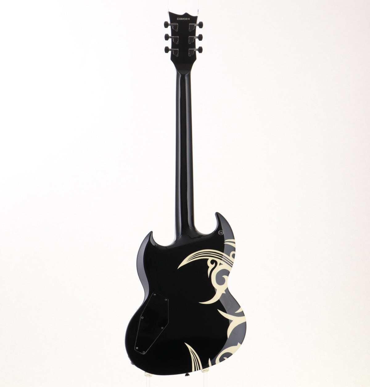 [SN ED0845614] USED ESP x PEACE MAKER / PM-108VP WAVE MOTION Black w/Tribal Graphic [3.55kg] ESP x Peacemaker [08]