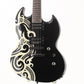 [SN ED0845614] USED ESP x PEACE MAKER / PM-108VP WAVE MOTION Black w/Tribal Graphic [3.55kg] ESP x Peacemaker [08]