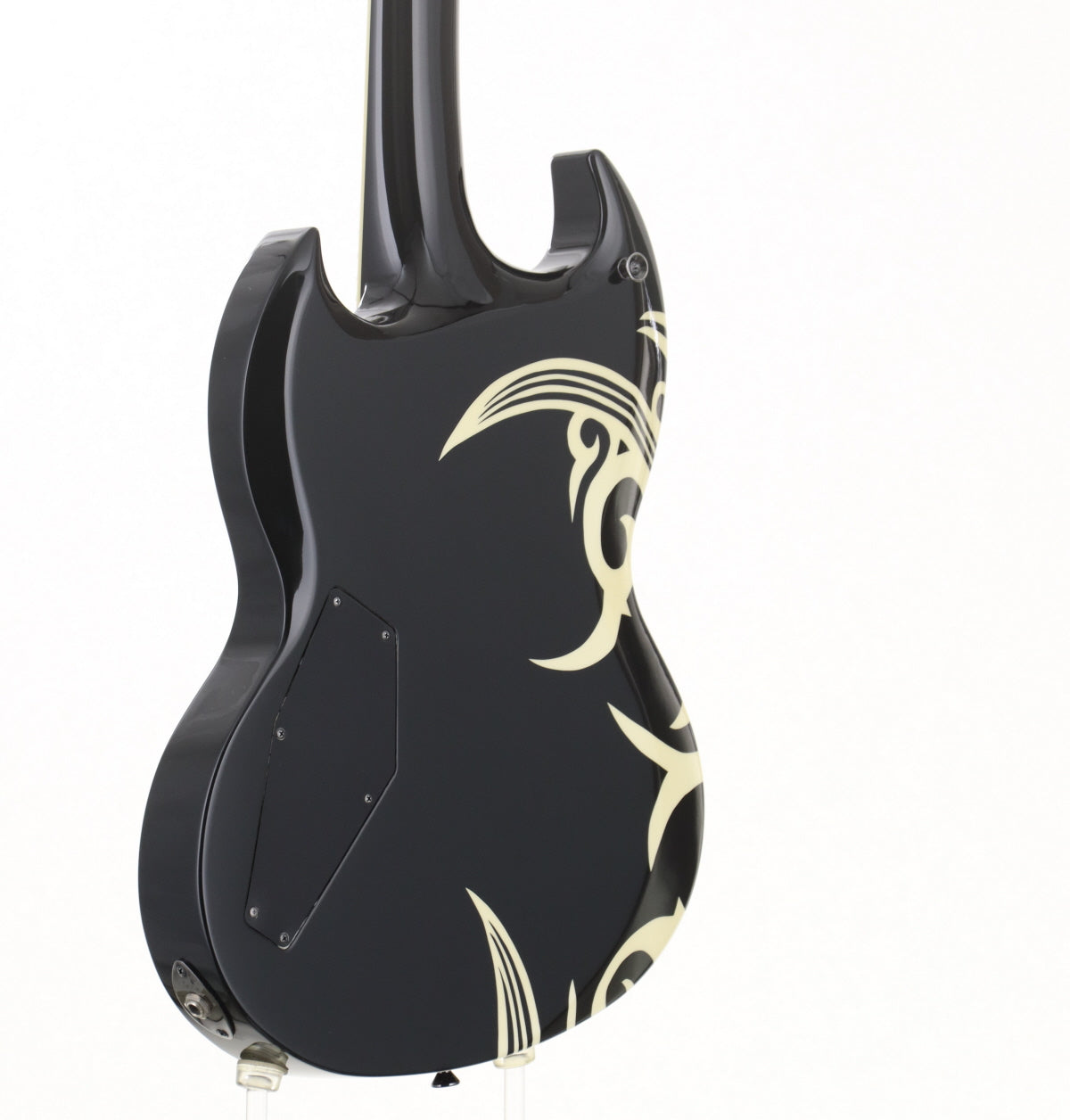 [SN ED0845614] USED ESP x PEACE MAKER / PM-108VP WAVE MOTION Black w/Tribal Graphic [3.55kg] ESP x Peacemaker [08]