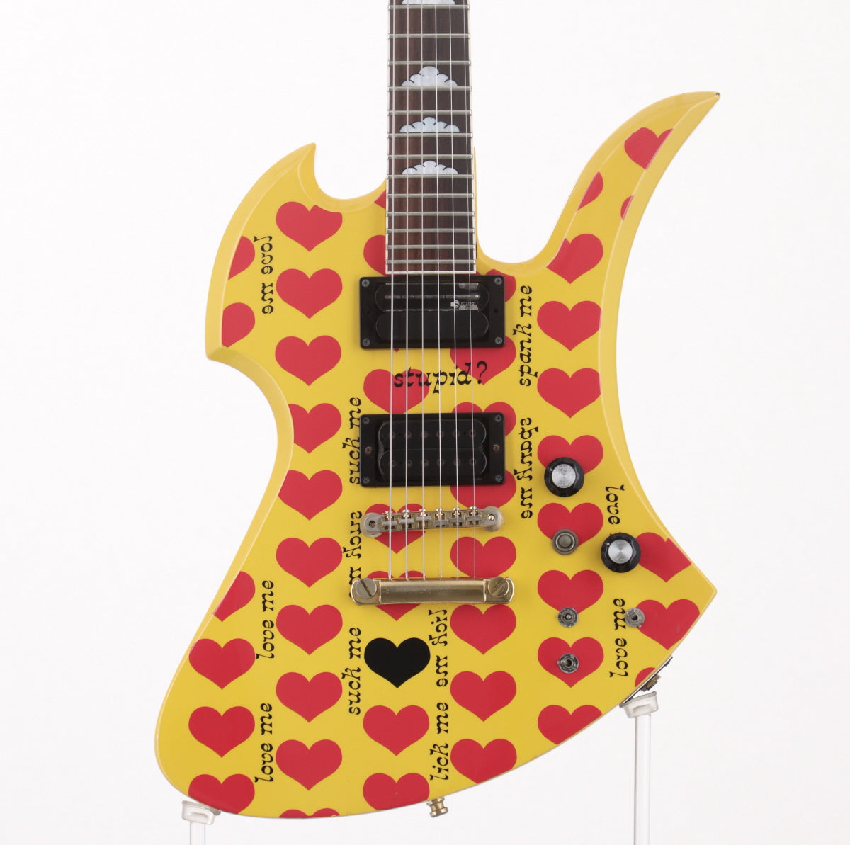 USED FERNANDES/BURNY / MG-145S Heart Yellow hide Model [3.21kg] FERNANDES/BURNY Yellow Heart Hide [08]