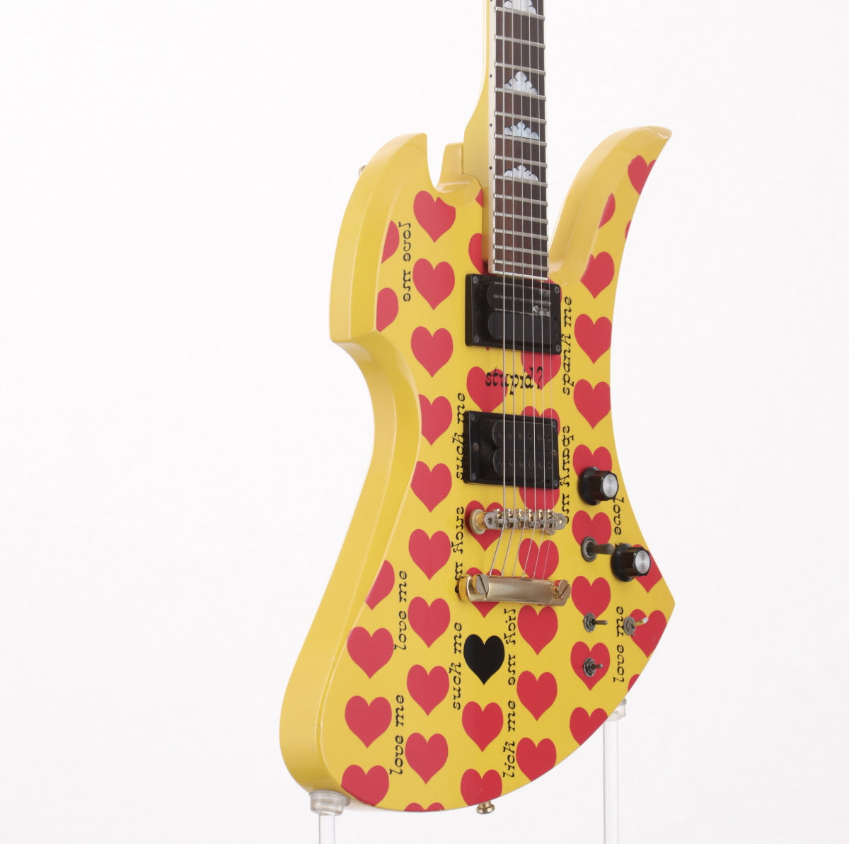 USED FERNANDES/BURNY / MG-145S Heart Yellow hide Model [3.21kg] FERNANDES/BURNY Yellow Heart Hide [08]