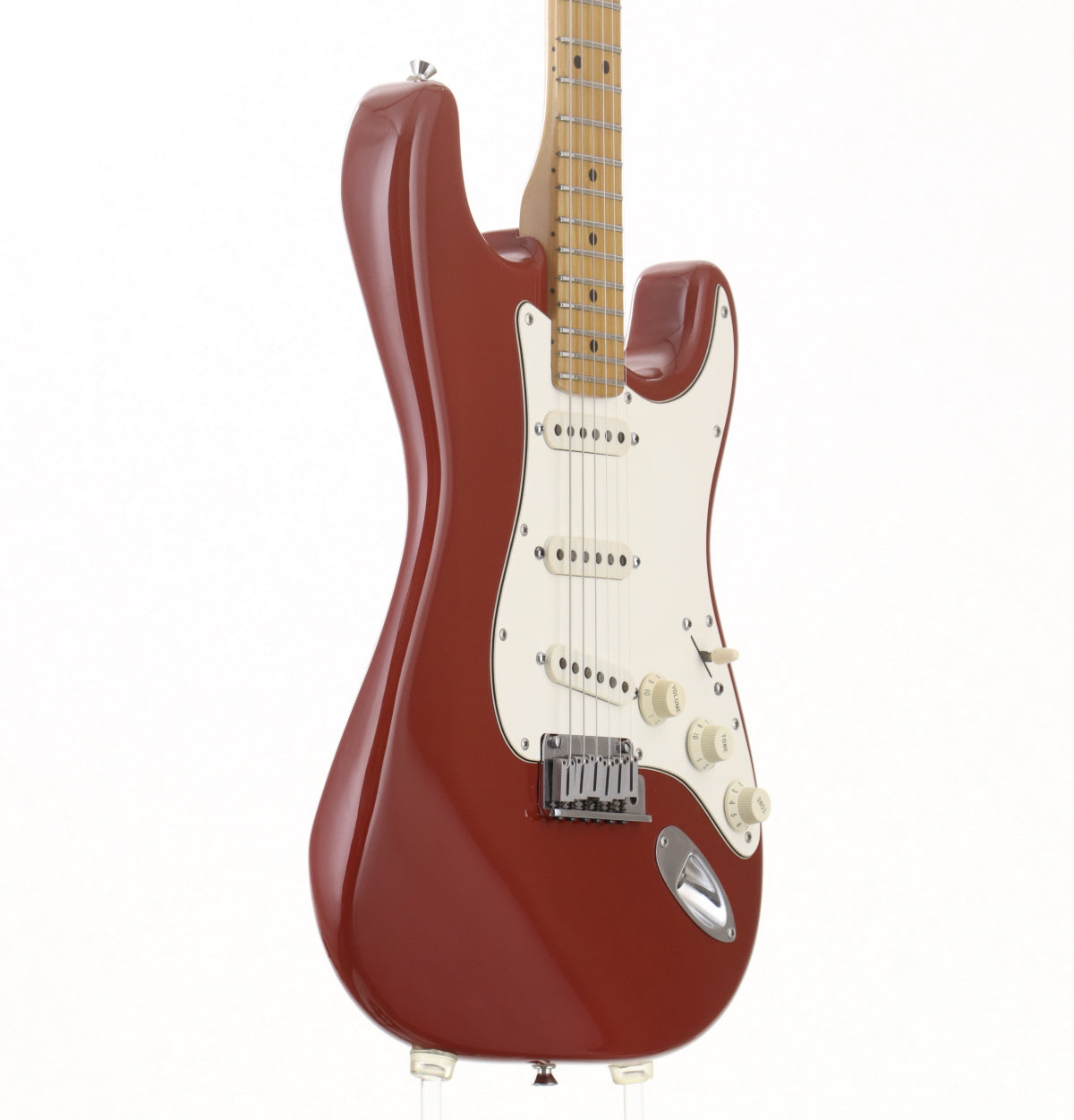 [SN E445059] USED Fender / American Standard Stratocaster Frost Red Maple Fingerboard, 1987 [09]