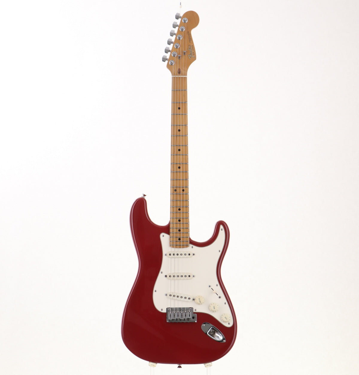 [SN E445059] USED Fender / American Standard Stratocaster Frost Red Maple Fingerboard, 1987 [09]