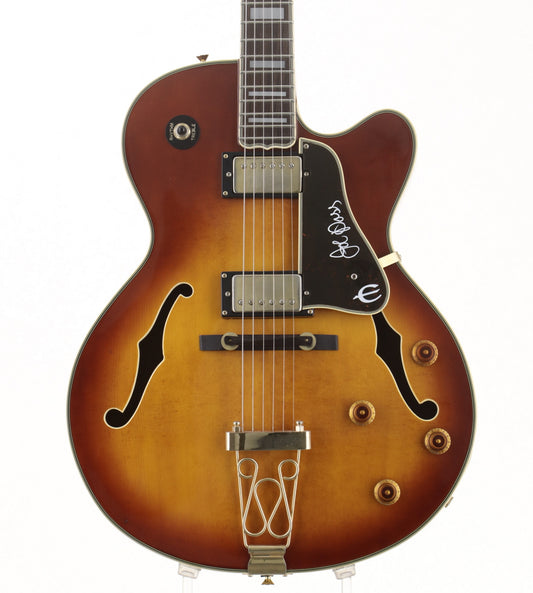 [SN S93090369] USED EPIPHONE / Joe Pass Emperor II Vintage Sunburst [06]