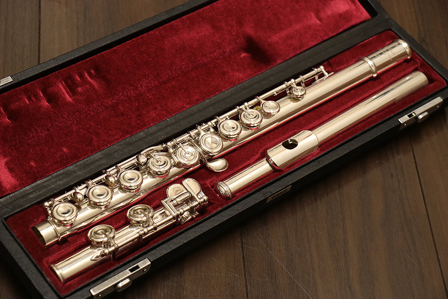 [SN 3385] USED YAMAHA / YAMAHA YFL-511 Silver flute [10]