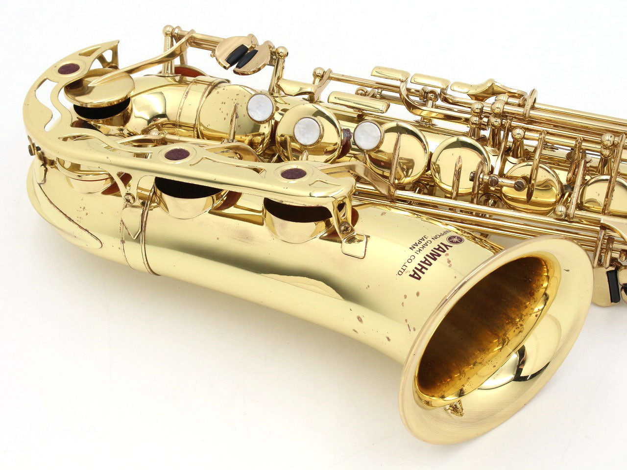 [SN 10416] USED YAMAHA / Alto sax YAS-32, all tampos replaced [09]