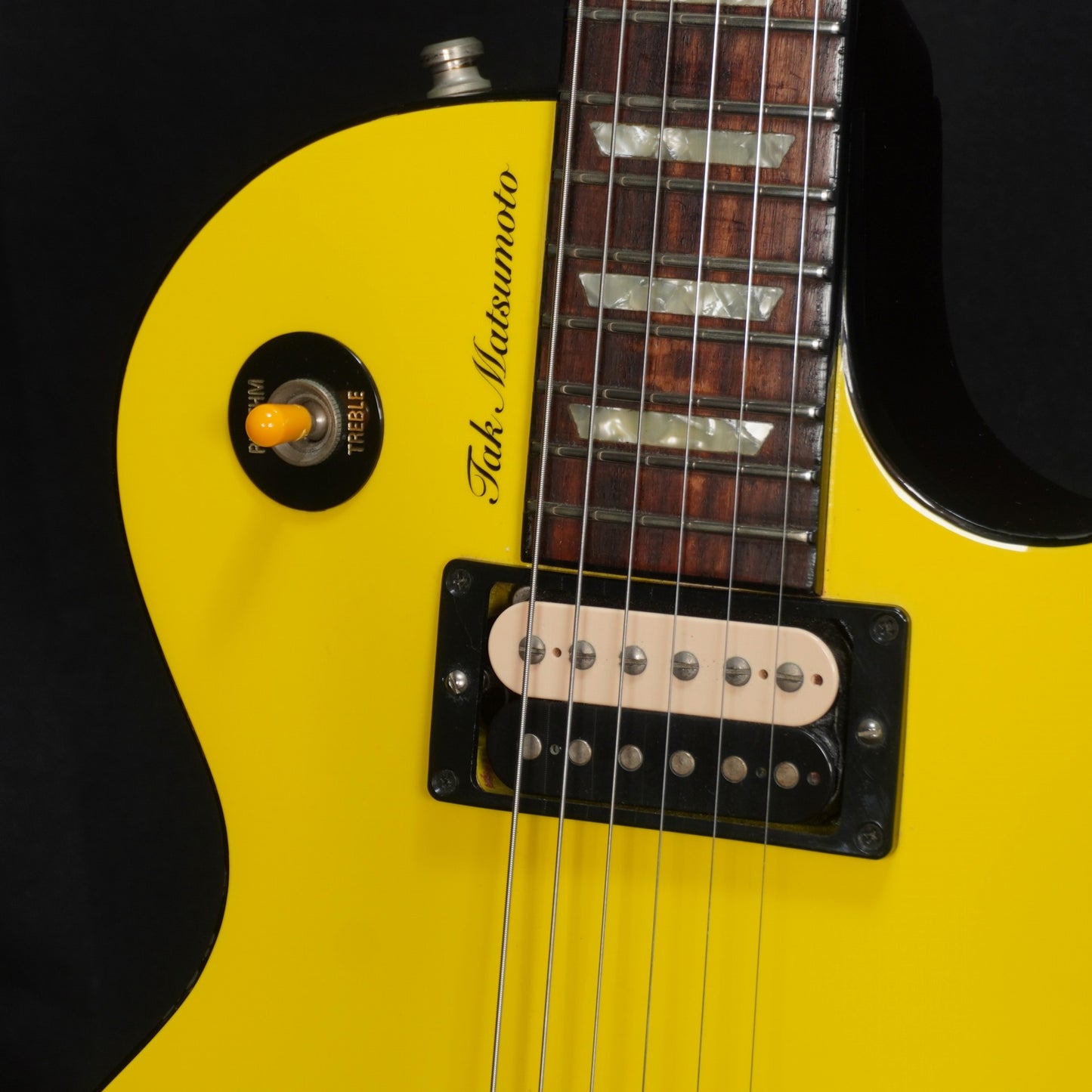 [SN 02331573] USED Gibson USA / Tak Matsumoto Les Paul Canary Yellow -2001- [04]