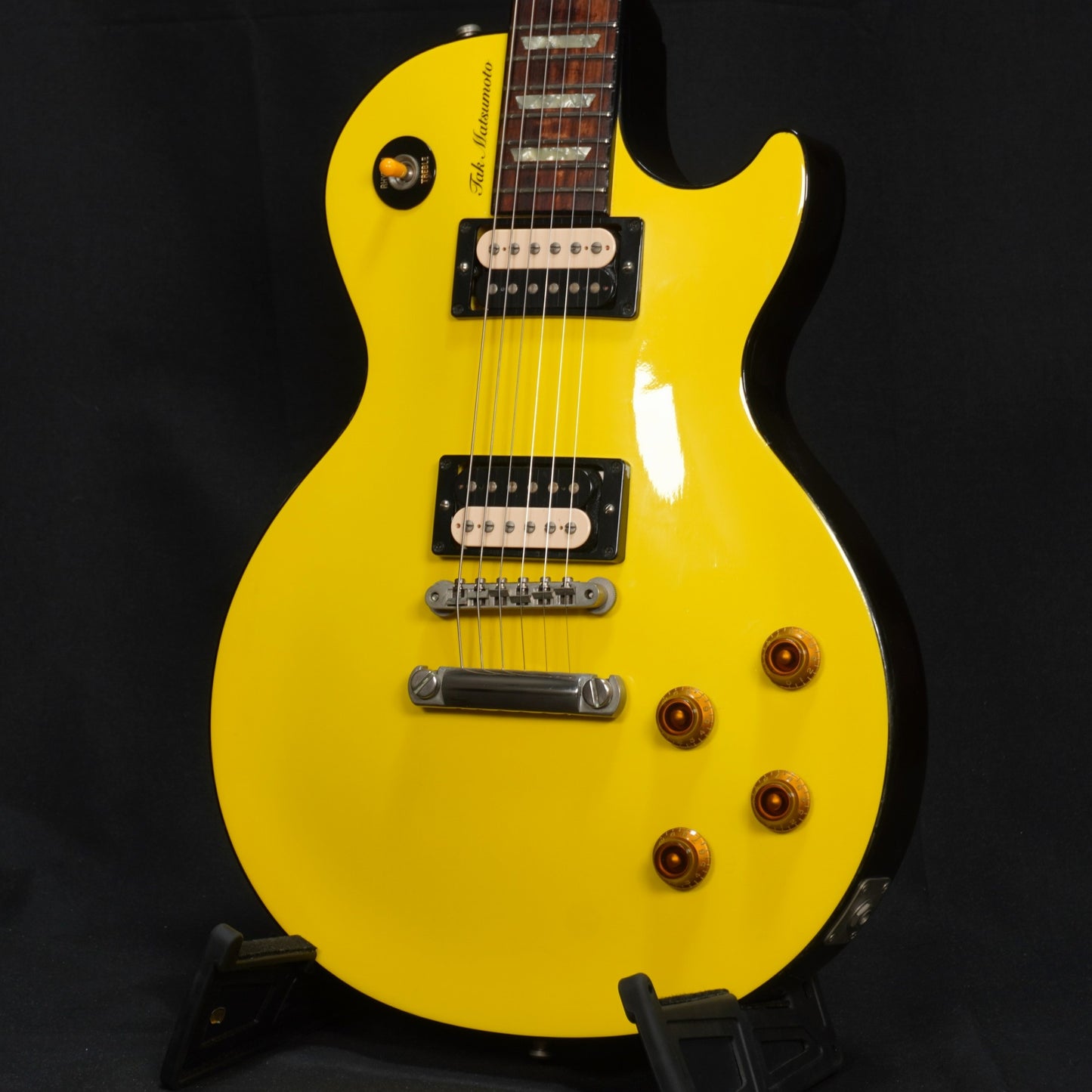 [SN 02331573] USED Gibson USA / Tak Matsumoto Les Paul Canary Yellow -2001- [04]