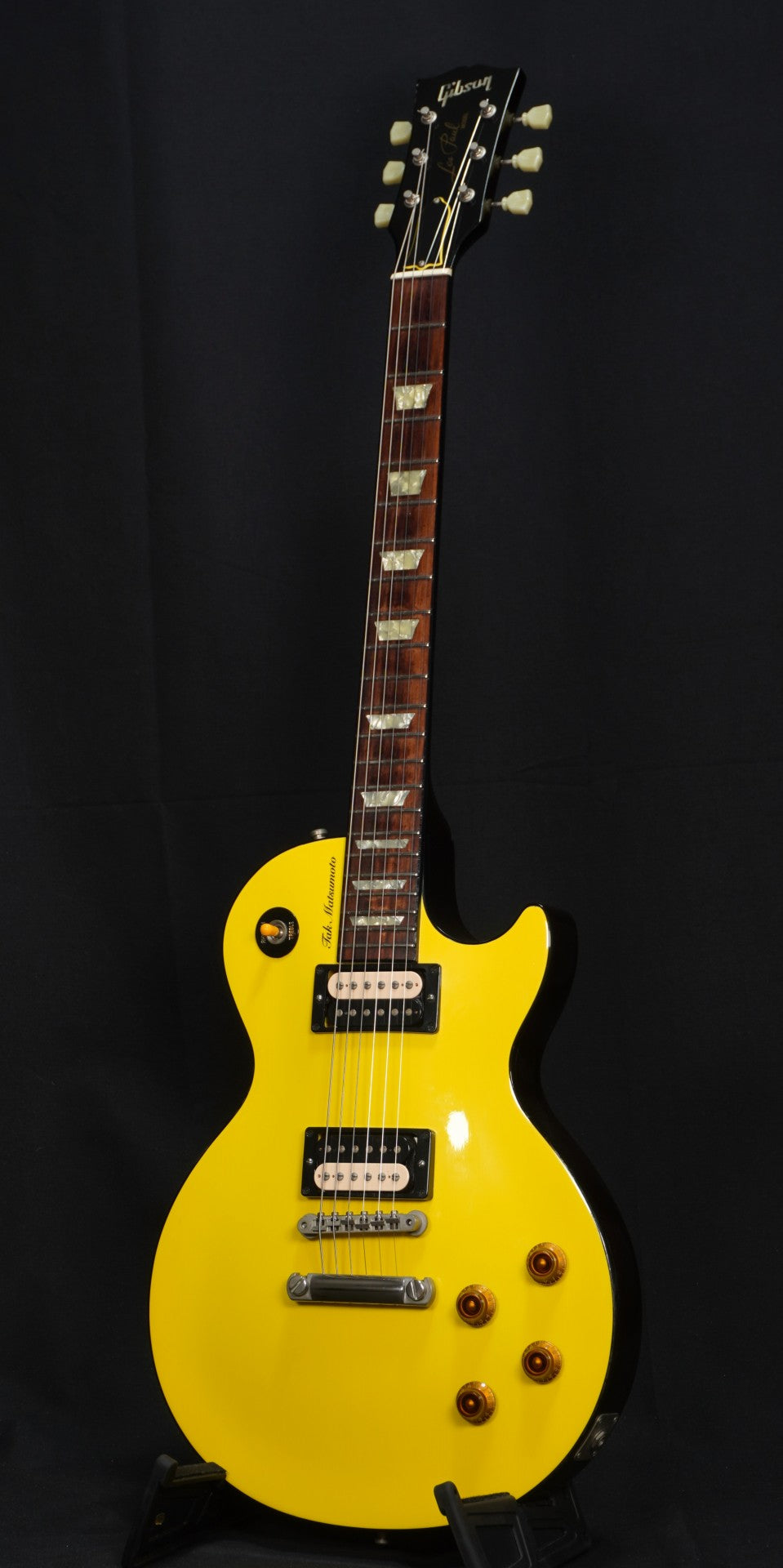 [SN 02331573] USED Gibson USA / Tak Matsumoto Les Paul Canary Yellow -2001- [04]