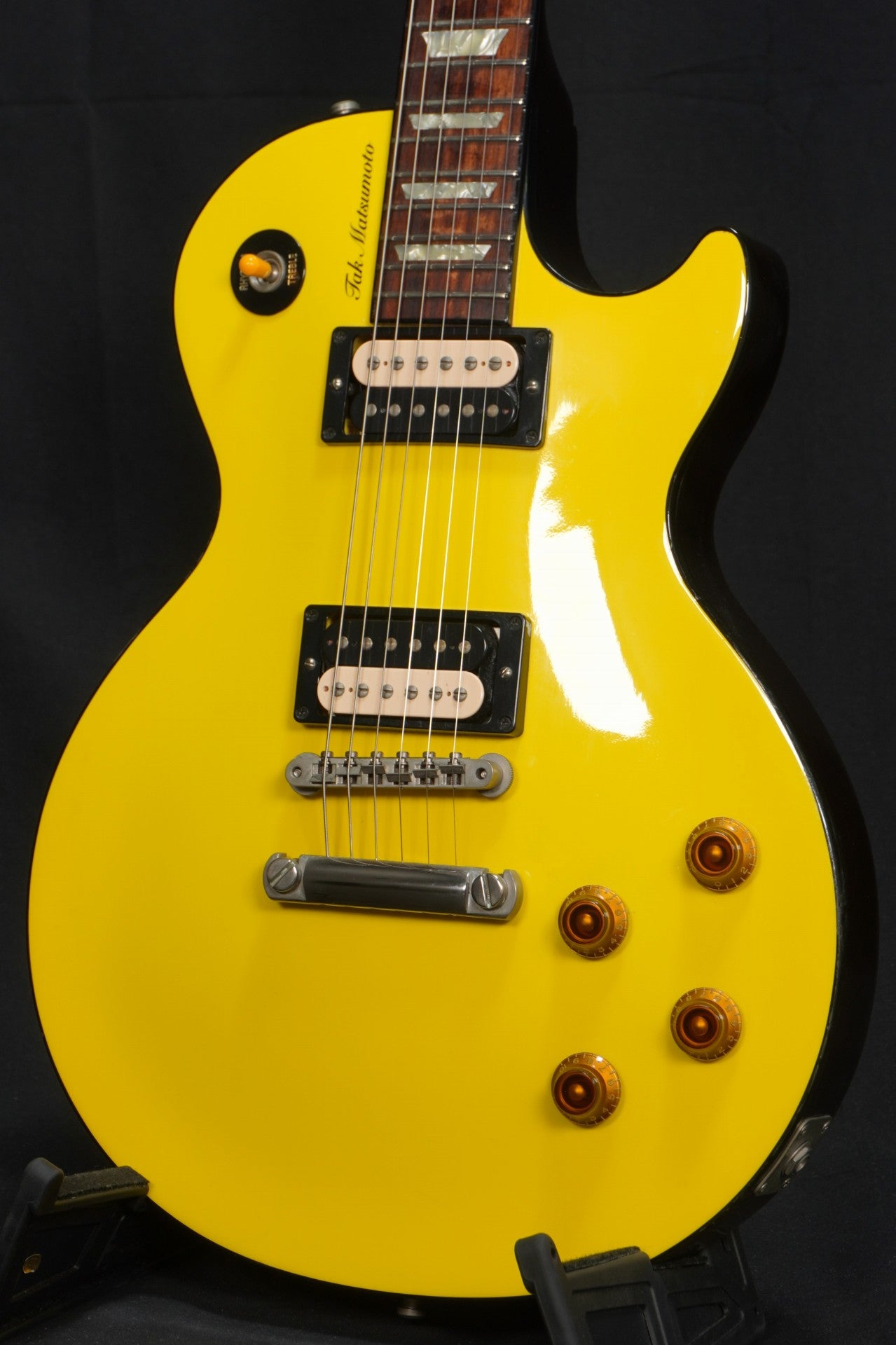 [SN 02331573] USED Gibson USA / Tak Matsumoto Les Paul Canary Yellow -2001- [04]