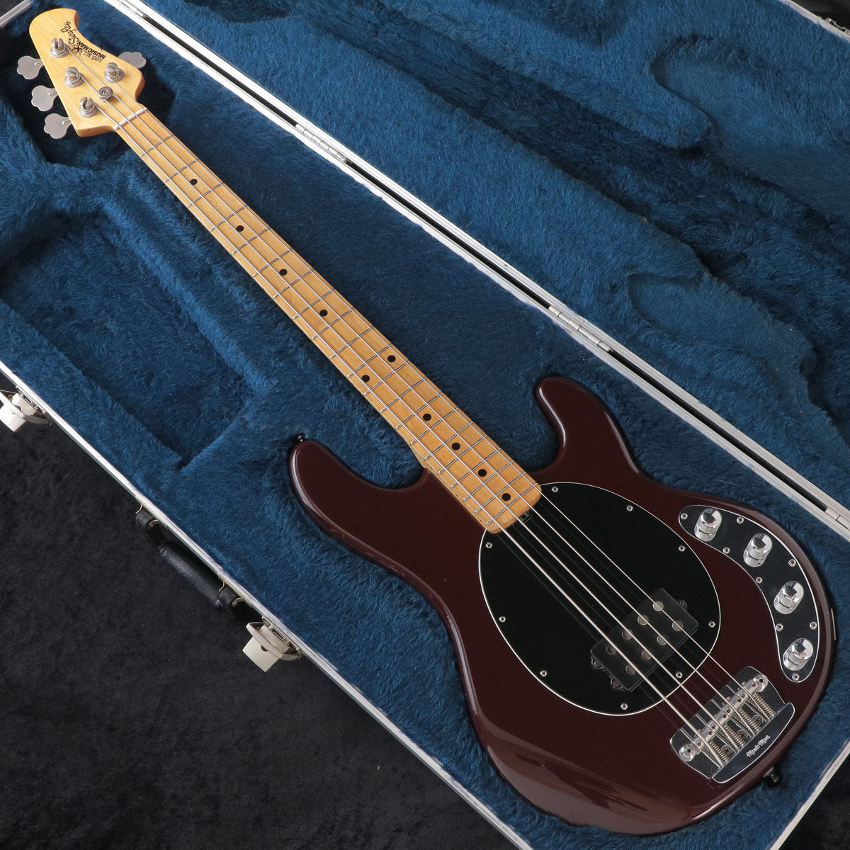 [SN E37113] USED MUSIC MAN / StingRay 4 Rolls Burgundy [03]