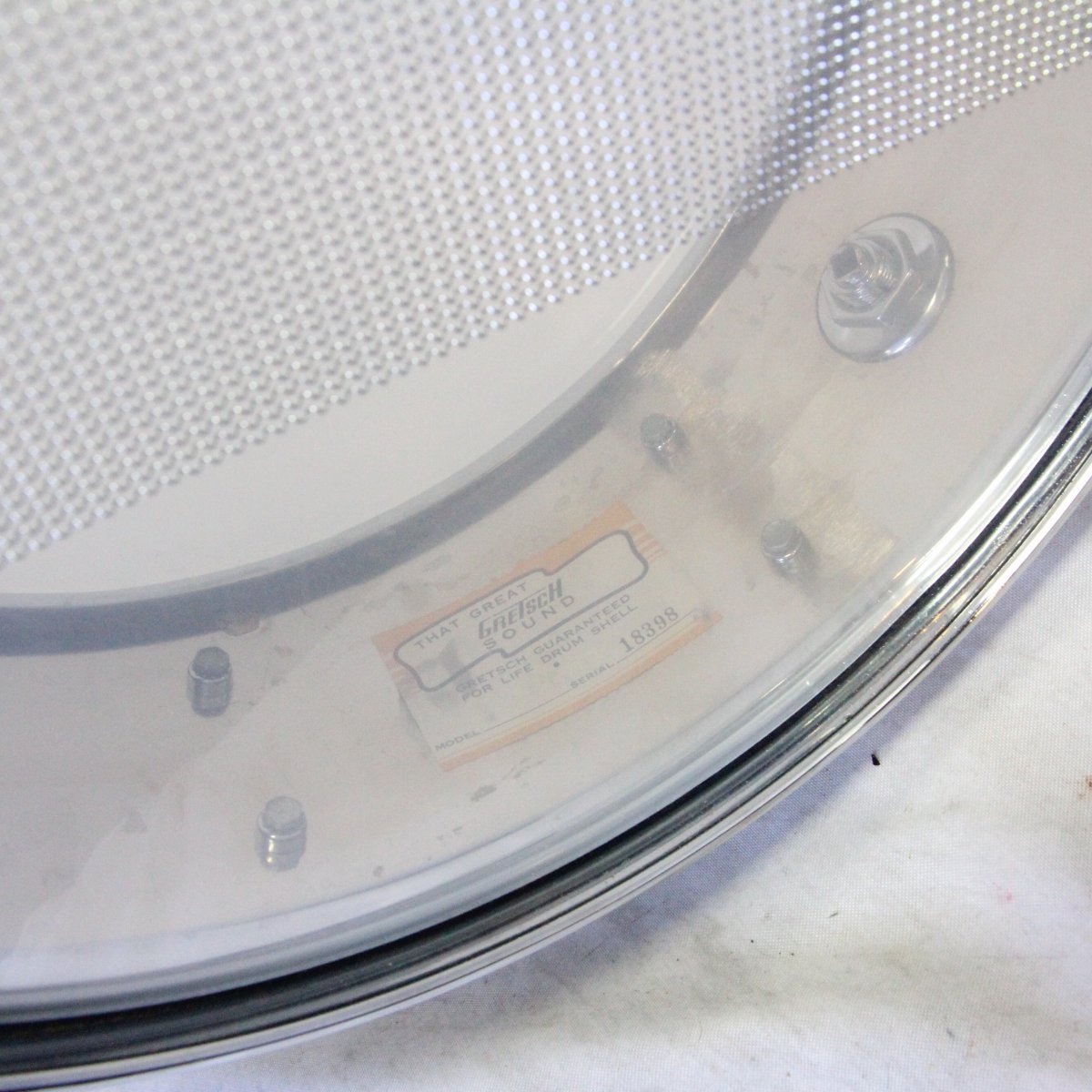 USED GRETSCH / 70s G-4160 ChromeOverBrass 14x5 Gretsch 70s Snare Drum [08]