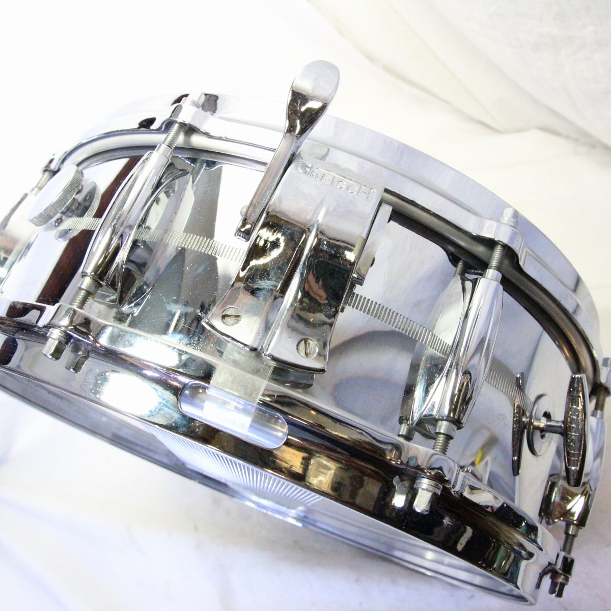 USED GRETSCH / 70s G-4160 ChromeOverBrass 14x5 Gretsch 70s Snare Drum [08]