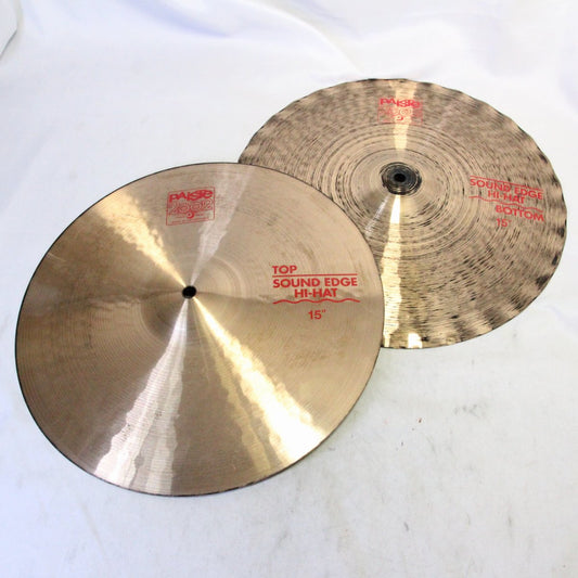 USED PAISTE / 2002 Sound Edge Hihat 15inch 1142/1256g [08]