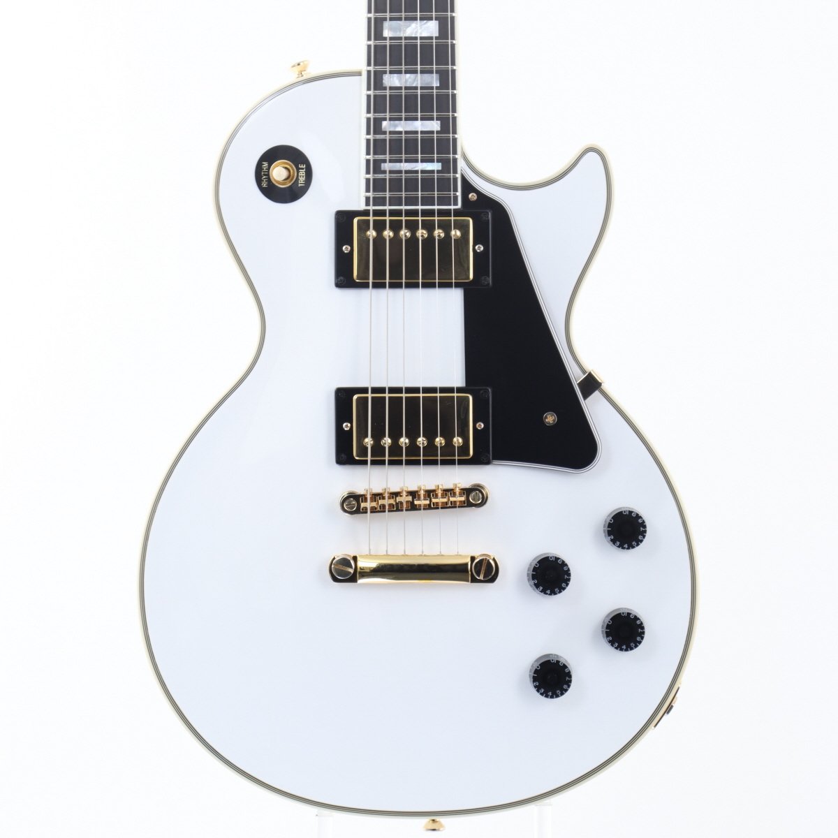[SN 23121524157] USED Epiphone / Inspired by Gibson Custom Les Paul Custom Alpine White [12]