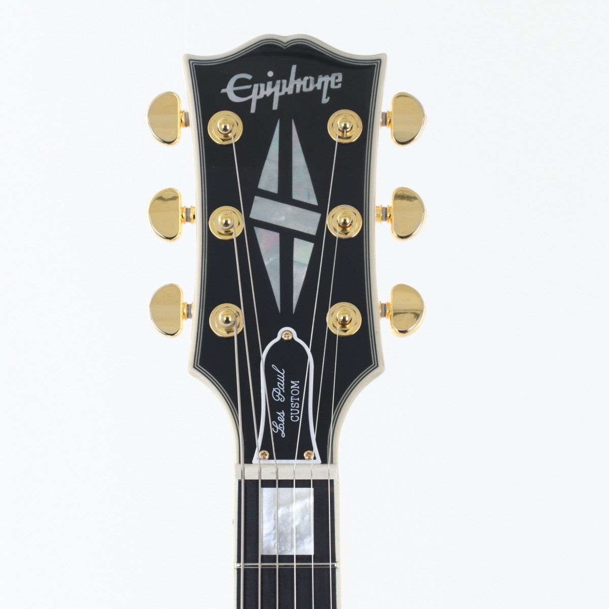 [SN 23121524157] USED Epiphone / Inspired by Gibson Custom Les Paul Custom Alpine White [12]