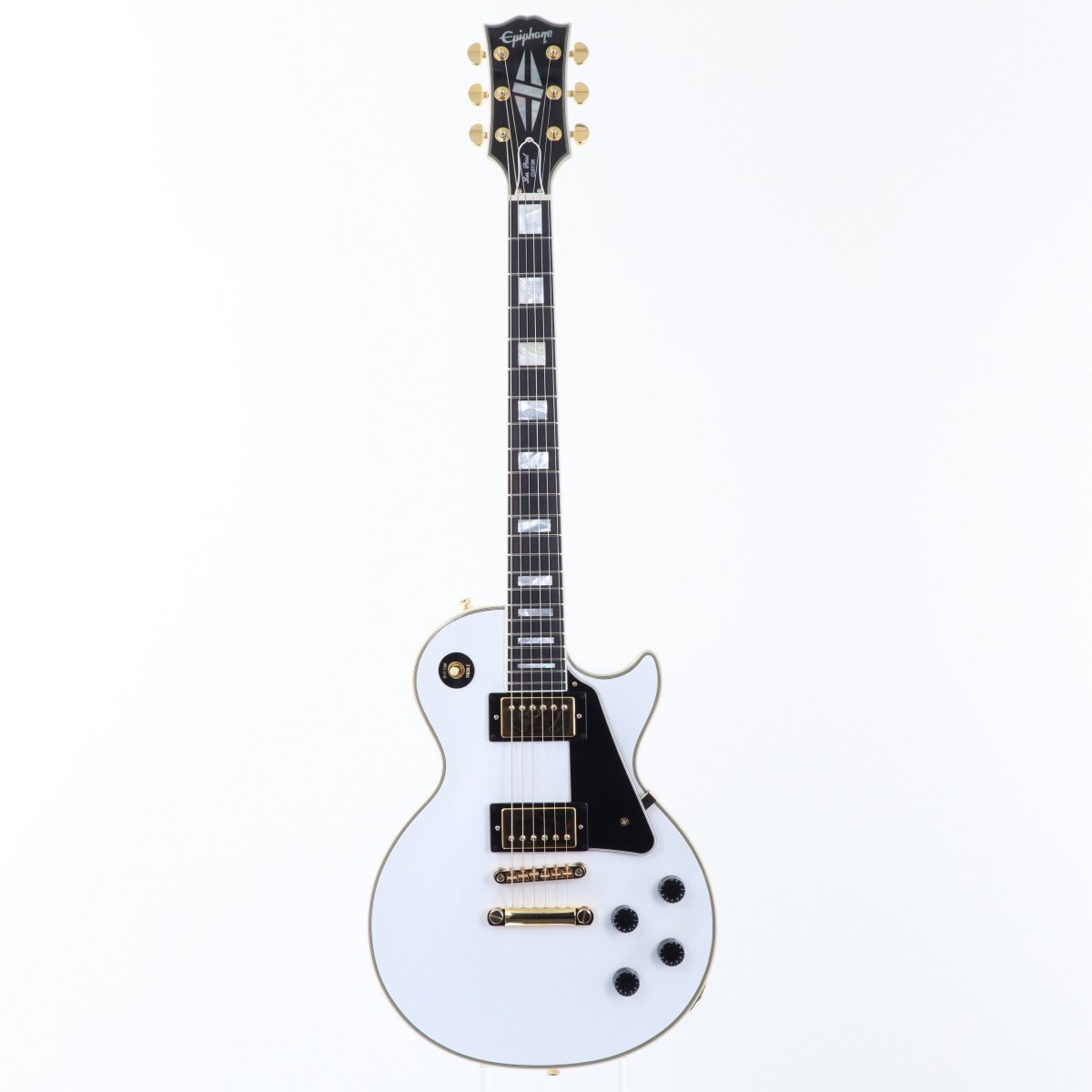 [SN 23121524157] USED Epiphone / Inspired by Gibson Custom Les Paul Custom Alpine White [12]