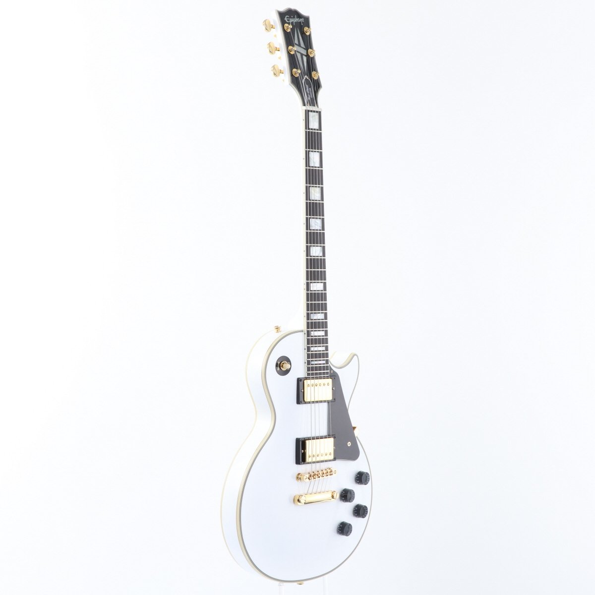 [SN 23121524157] USED Epiphone / Inspired by Gibson Custom Les Paul Custom Alpine White [12]