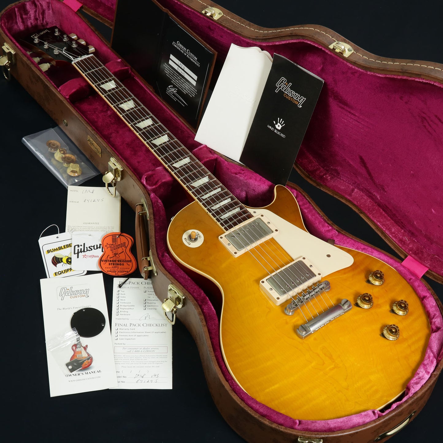 [SN 841245] USED Gibson Custom Shop / Historic Collection 1958 Les Paul Figured VOS Hand Select [4.07kg/2014] Gibson Custom [08]