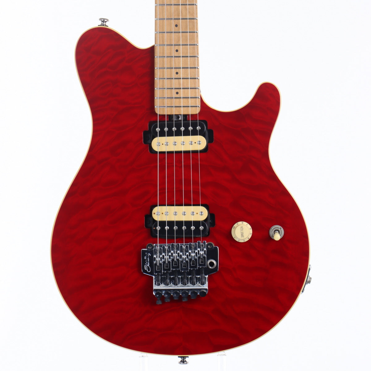 [SN SG20363] USED Sterling by Music Man Sterling / AX40 Trancelucent Red [20]