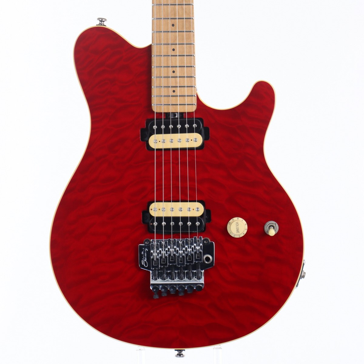 [SN SG20363] USED Sterling by Music Man Sterling / AX40 Trancelucent Red [20]