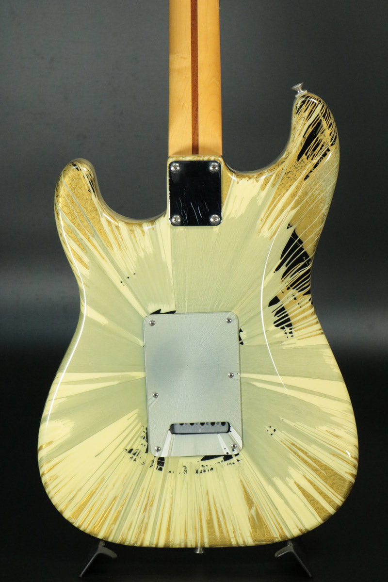 [SN MZ3126442] USED Fender Mexico / Splatter Stratocaster Swirl Black [10]