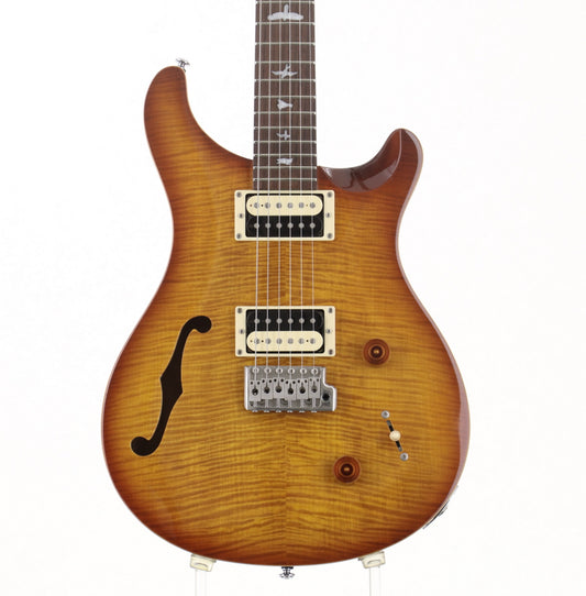 [SN S19435] USED Paul Reed Smith (PRS) / SE Custom 22 Semi-Hollow Vintage Sunburst [3.34kg / 2018] Paul Reed Smith [08]