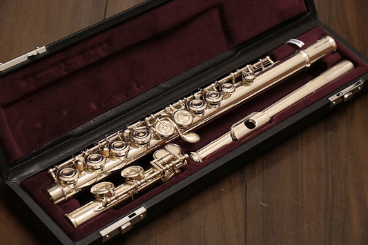 [SN L70577] USED YAMAHA / YAMAHA YFL-312 Silver Head Flute [10]