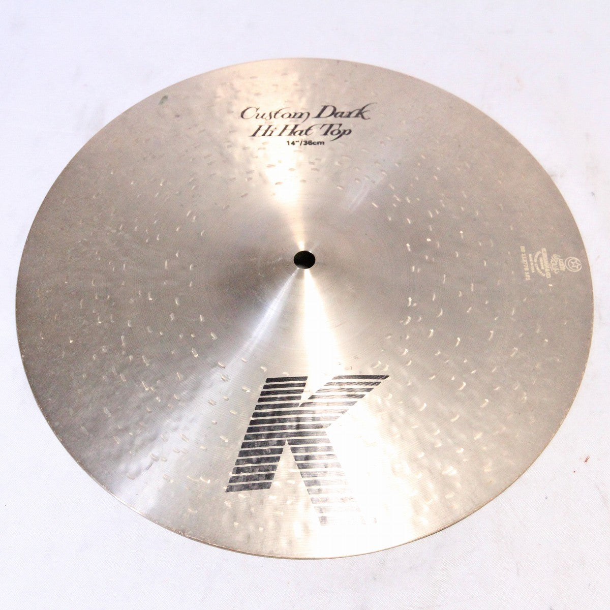 USED ZILDJIAN / K.CUSTOM DARK HIHATS 14inch 1130/1262 Zildjian Hi-Hat Cymbal [08]