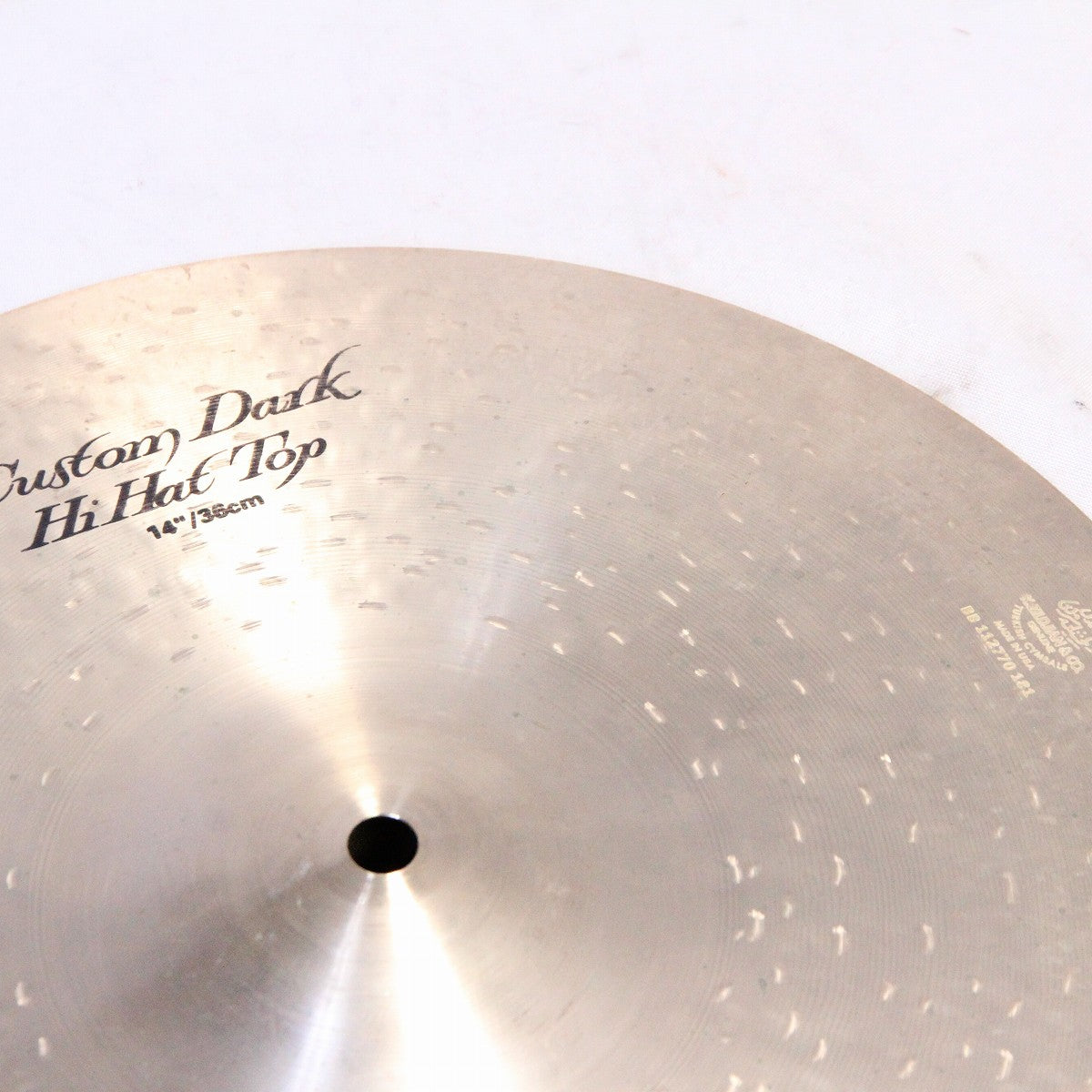 USED ZILDJIAN / K.CUSTOM DARK HIHATS 14inch 1130/1262 Zildjian Hi-Hat Cymbal [08]