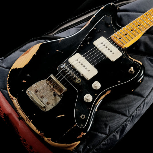 [SN 12] USED Nash Guitar / JM-Type Black / Maple Finger Board [05]
