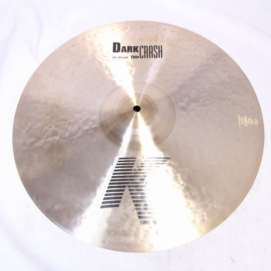 USED ZILDJIAN / K ZILDJIAN 18inch DARK CRASH THIN 1382g K Zildjian Crash Cymbal [08]
