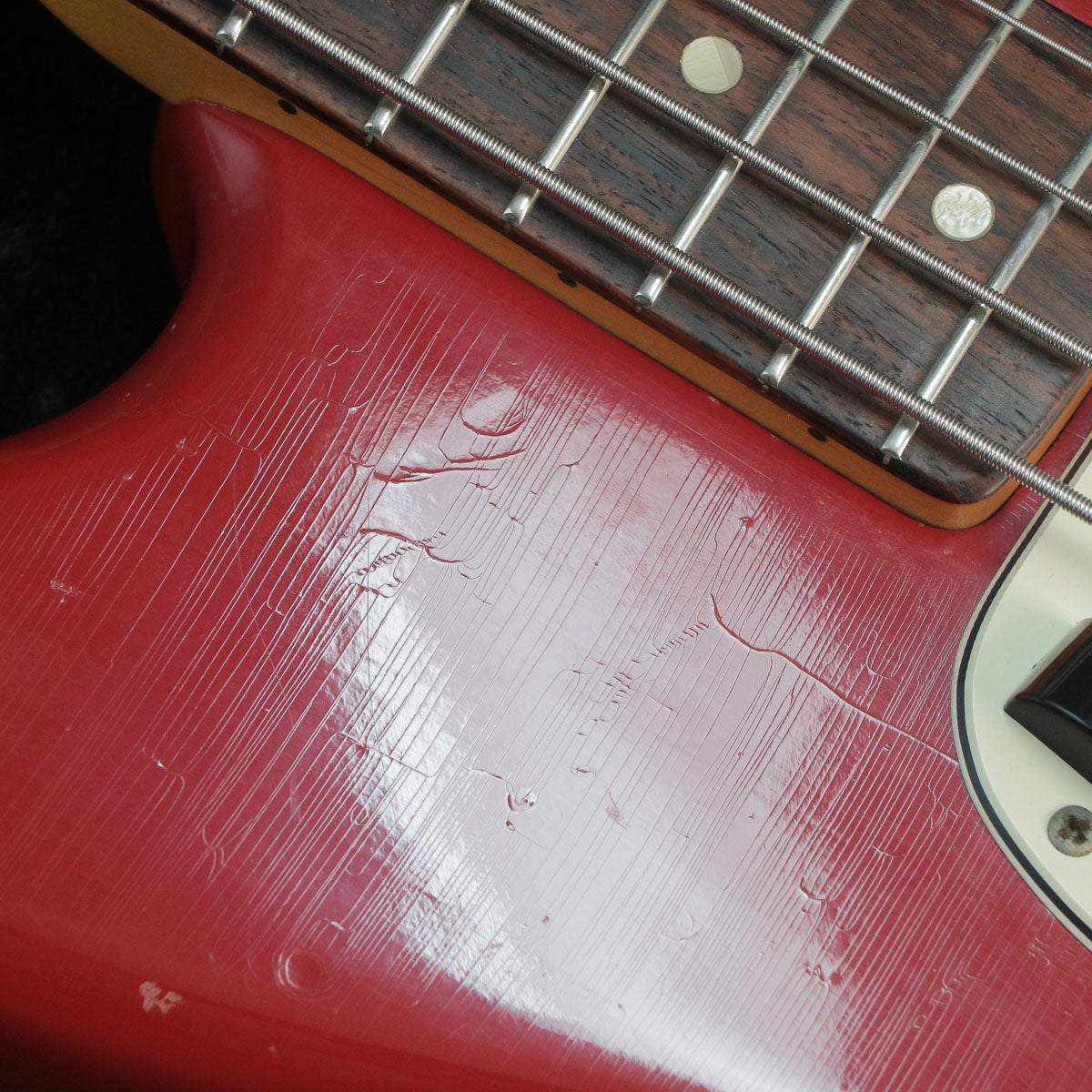 [SN 629561] USED FENDER USA / Musicmaster Bass Red 1975 [03]