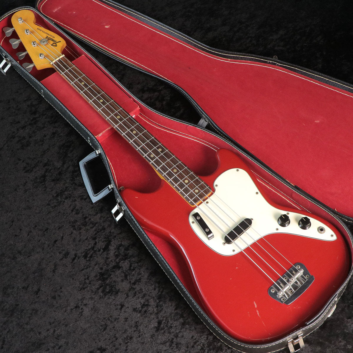 [SN 629561] USED FENDER USA / Musicmaster Bass Red 1975 [03]