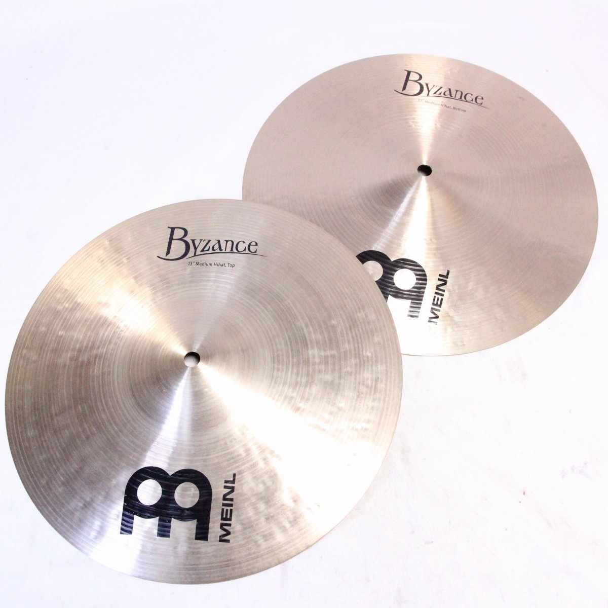 USED MEINL / BYZANCE 13" MEDIUM HIHAT 1022/1200g pair of hi-hats [08]