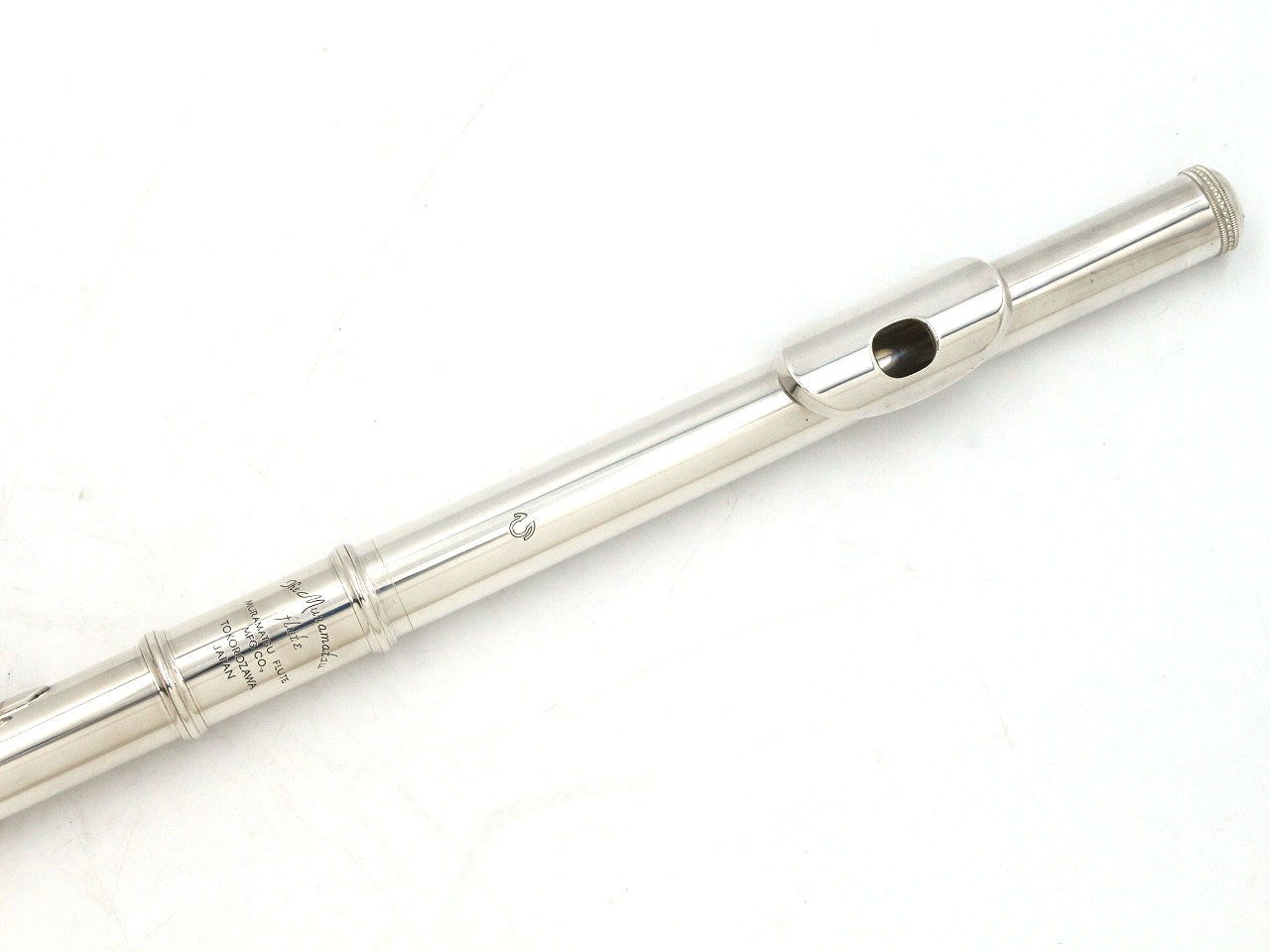 [SN 58292] USED MURAMATSU / Flute EX III Head Tube Silver [09]