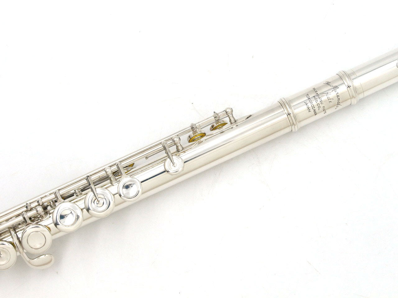[SN 58292] USED MURAMATSU / Flute EX III Head Tube Silver [09]