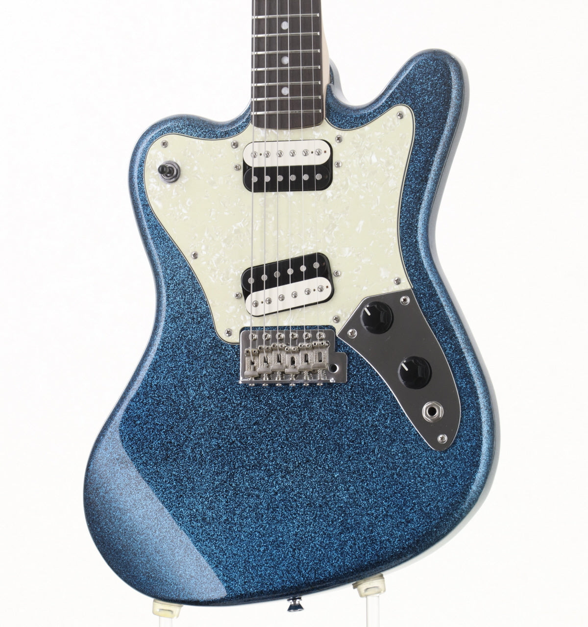 [SN CYKK21008756] USED Squier by Fender / Paranormal Super-Sonic Laurel Fingerboard Blue Sparkle [3.47kg / made in 2021] Squier [08]