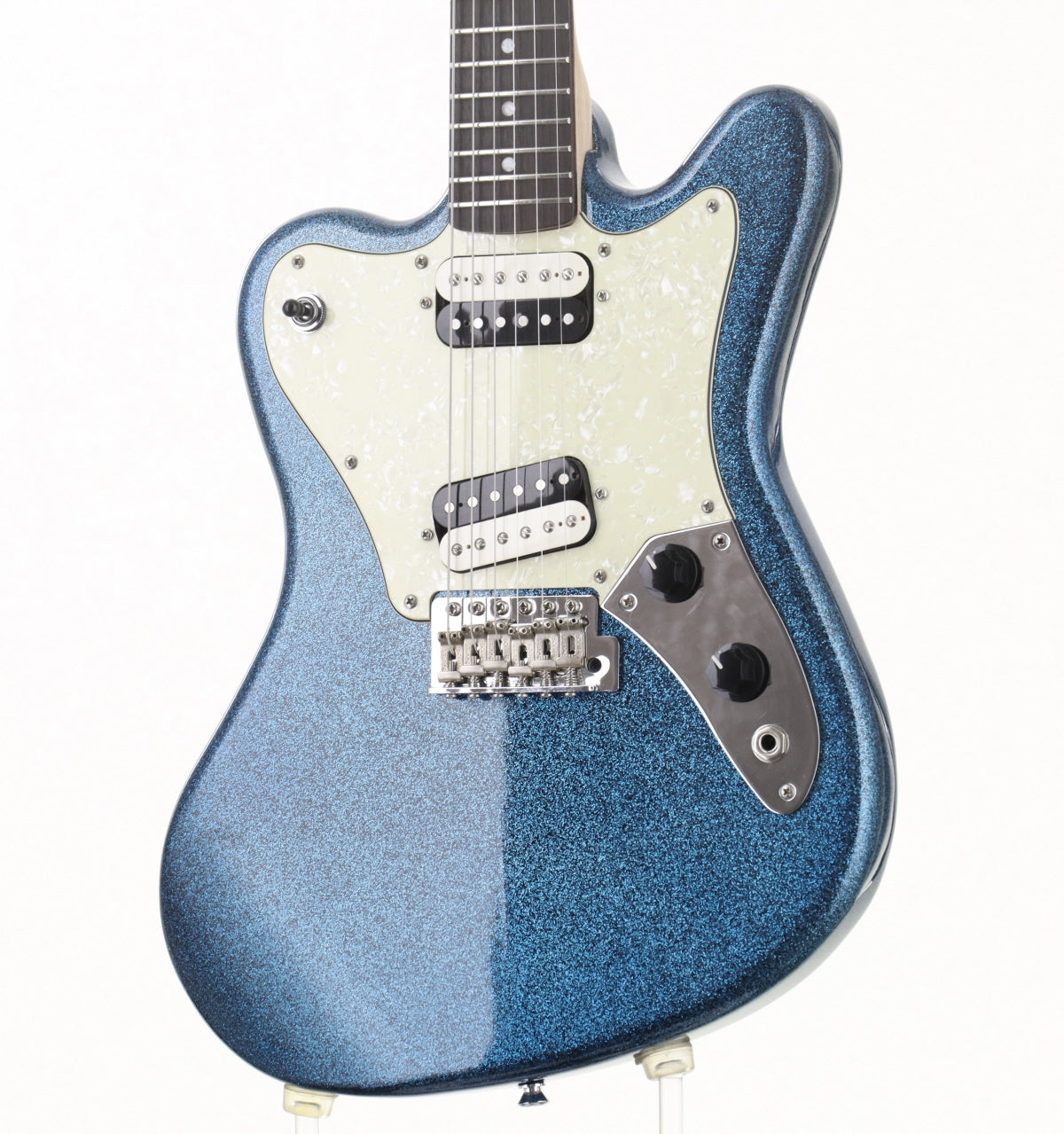 [SN CYKK21008756] USED Squier by Fender / Paranormal Super-Sonic Laurel Fingerboard Blue Sparkle [3.47kg / made in 2021] Squier [08]