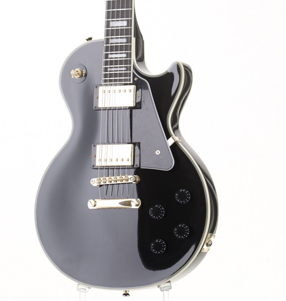 [SN 21121535681] USED EPIPHONE / Inspired by Gibson Collection Les Paul Custom Ebony [03]