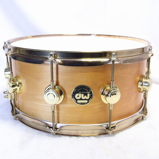 USED DW / DW CRAVIOTTO SOLID MAPLE SNARE 14×6.5 Craviotto Veneer Maple [08]