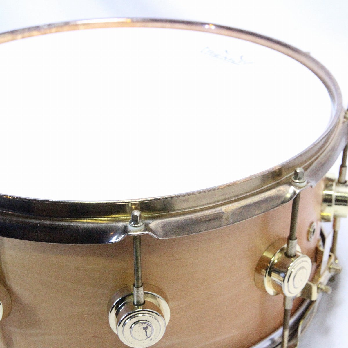 USED DW / DW CRAVIOTTO SOLID MAPLE SNARE 14×6.5 Craviotto Veneer Maple [08]