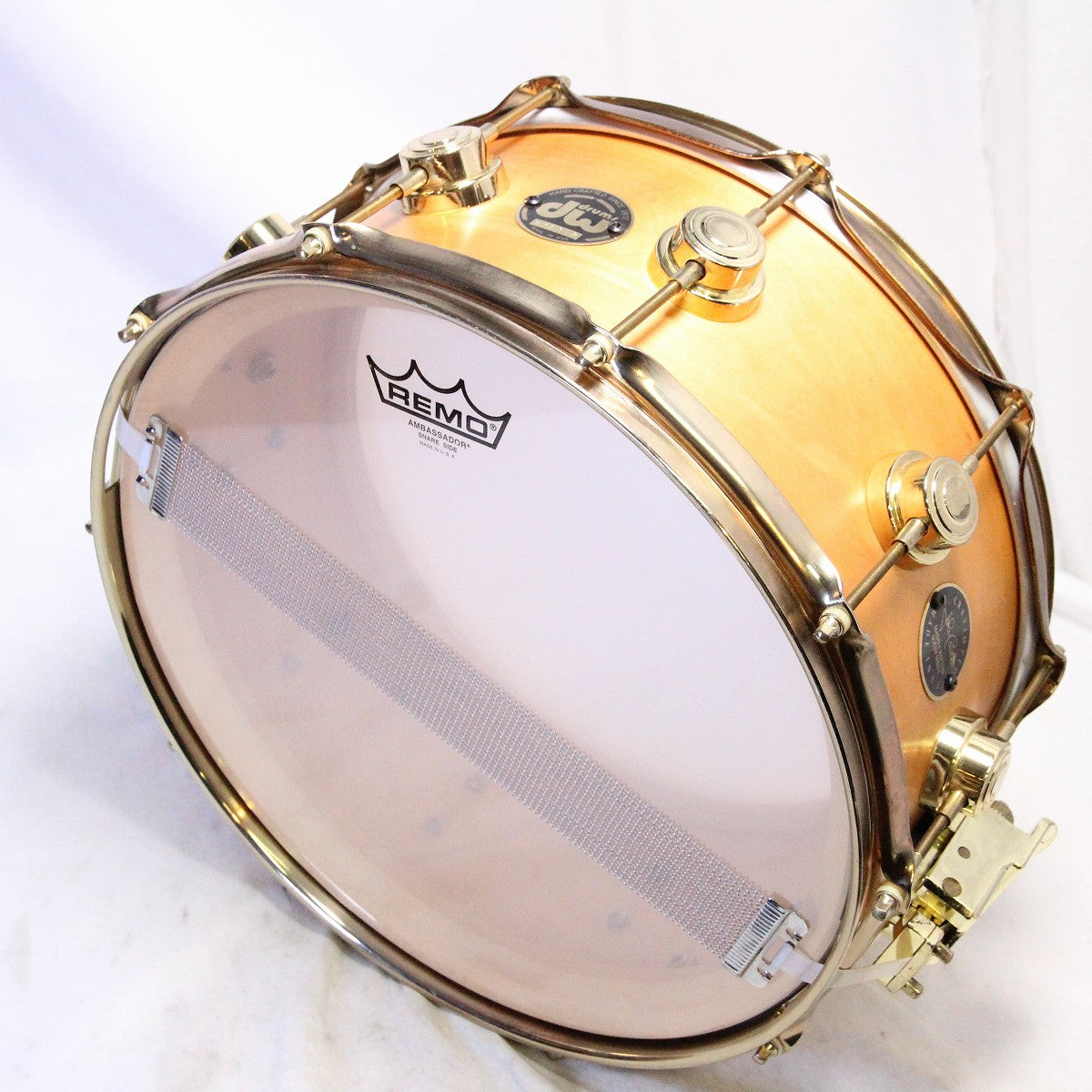 USED DW / DW CRAVIOTTO SOLID MAPLE SNARE 14×6.5 Craviotto Veneer Maple [08]